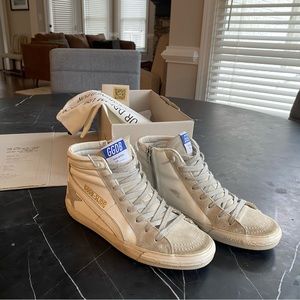 Golden Goose Grey Slide - like new!!